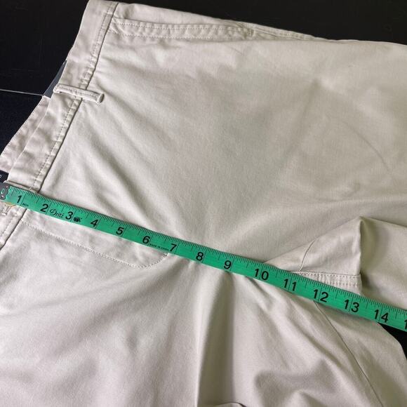 Talbots Relaxed Chino Cream Beige Straight Leg Trouser Ankle Pants Womens 16 NEW - Picture 9 of 10